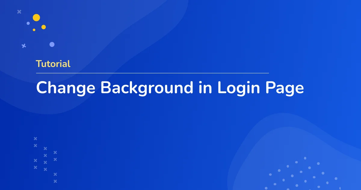 How to change Background in WordPress Login Page?